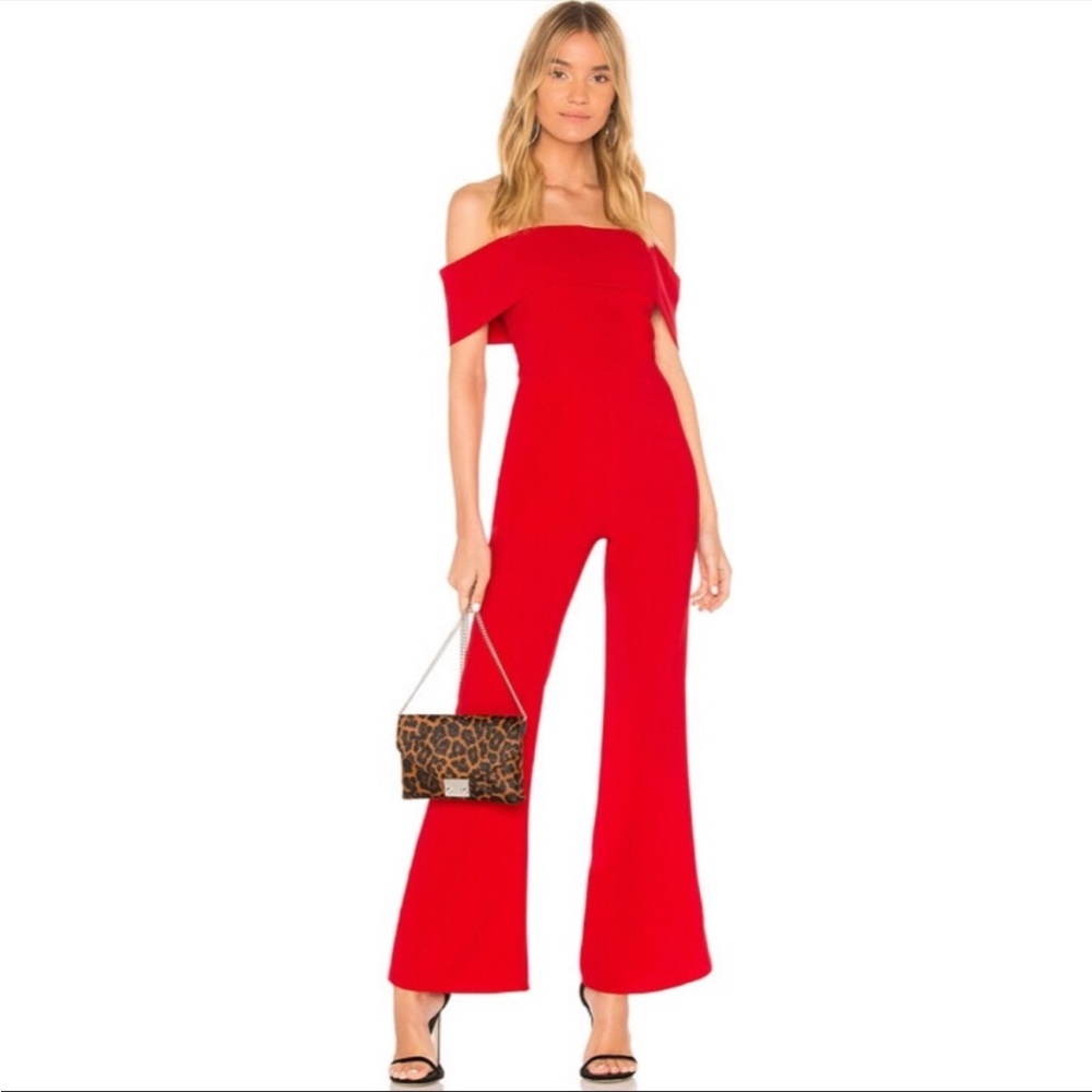 8. NWT Revolve Superdown Red Jumpsuit